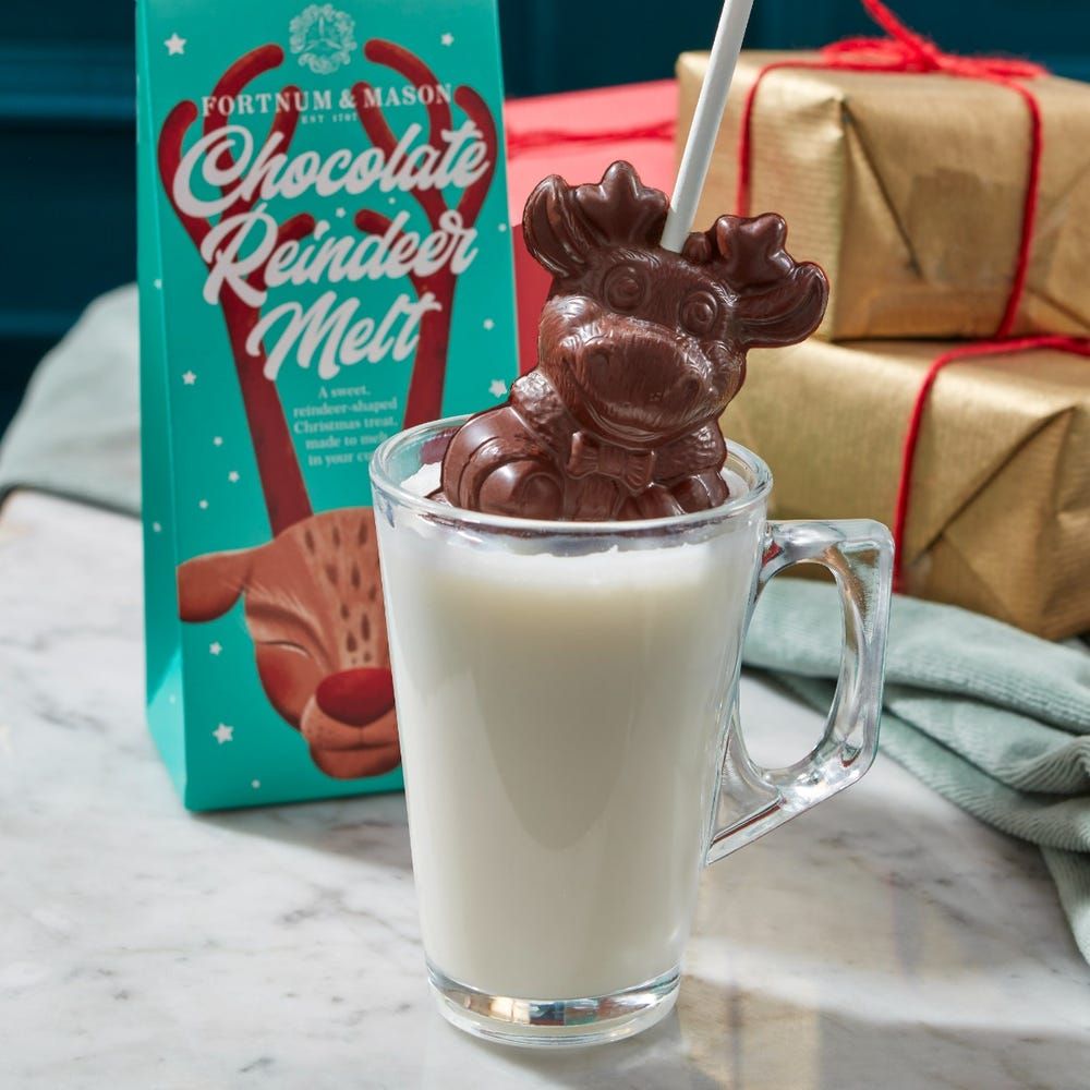 Reindeer Hot Chocolate Melter, 50g | Fortnum & Mason