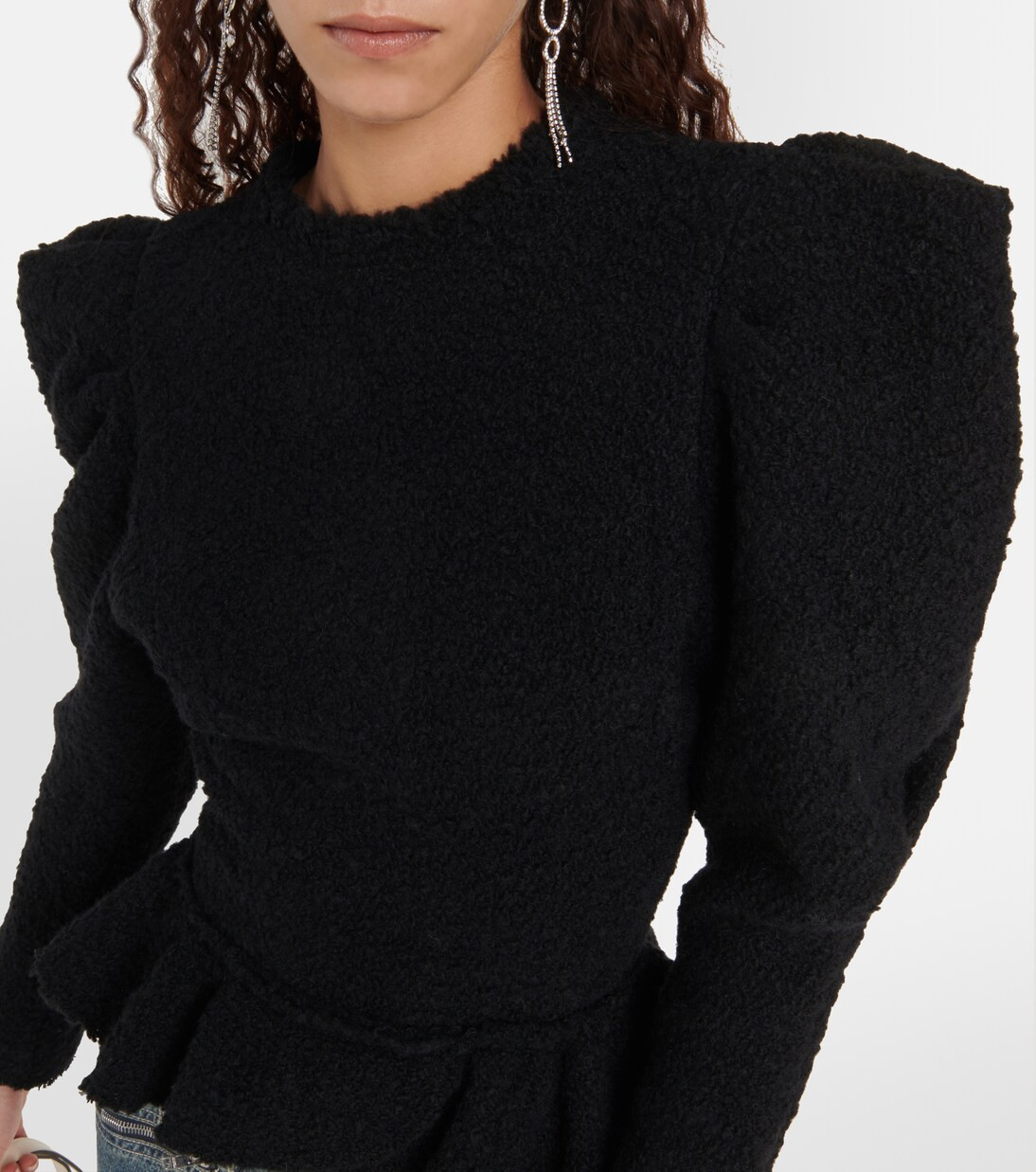 Giamili bouclé peplum top | Mytheresa (US/CA)