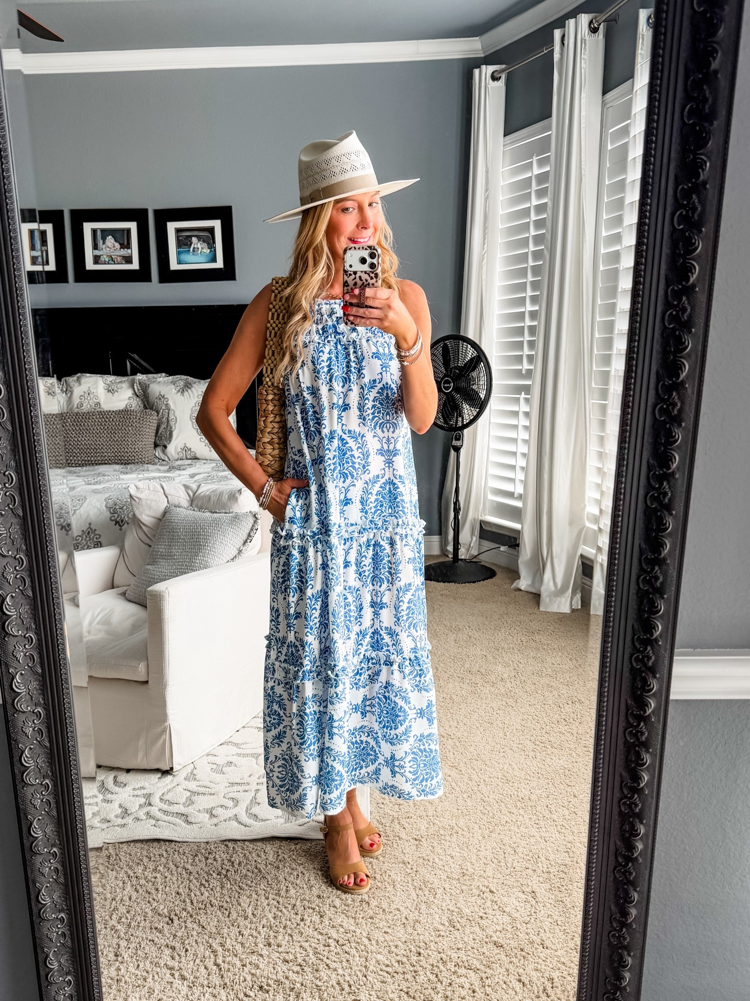 This is the perfect flowy maxi dress! Perfect for Easter, church, or vacation. This makes getting dressed easy! I’m wearing a small. 

Dresses | maxi dress | dress with pockets | spring dress | summer dress | beach outfit | resort wear | travel | date night | Easter dress | Mother’s Day dress | church | hat | straw hat | wedges | sandals | Amazon 



#LTKmomlife #LTKootd #LTKgrwm
