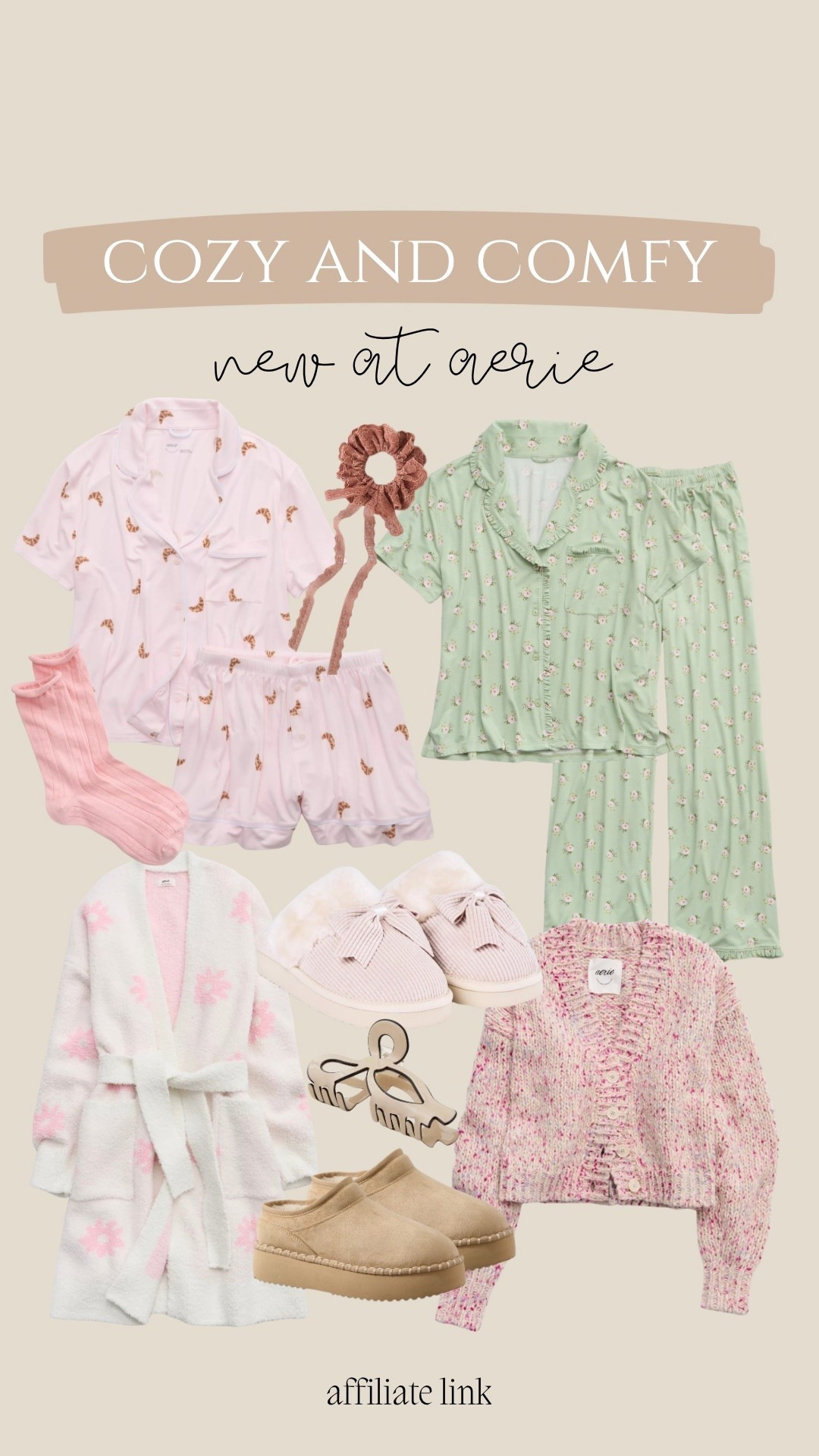 Comfy and Cozy New at Aerie ✨

Cozy, lounge, pajamas, girly, teen girl, for her, mom, mom life, bow, ruffle, socks, cardigan, robe, slippers, look for less, sale finds, on sale, best friend gift, cozy gift, birthday gift, sleepover, night in, modal, soft pajamas, button up 

#LTKselfcare #LTKmomlife #LTKmorningroutine
