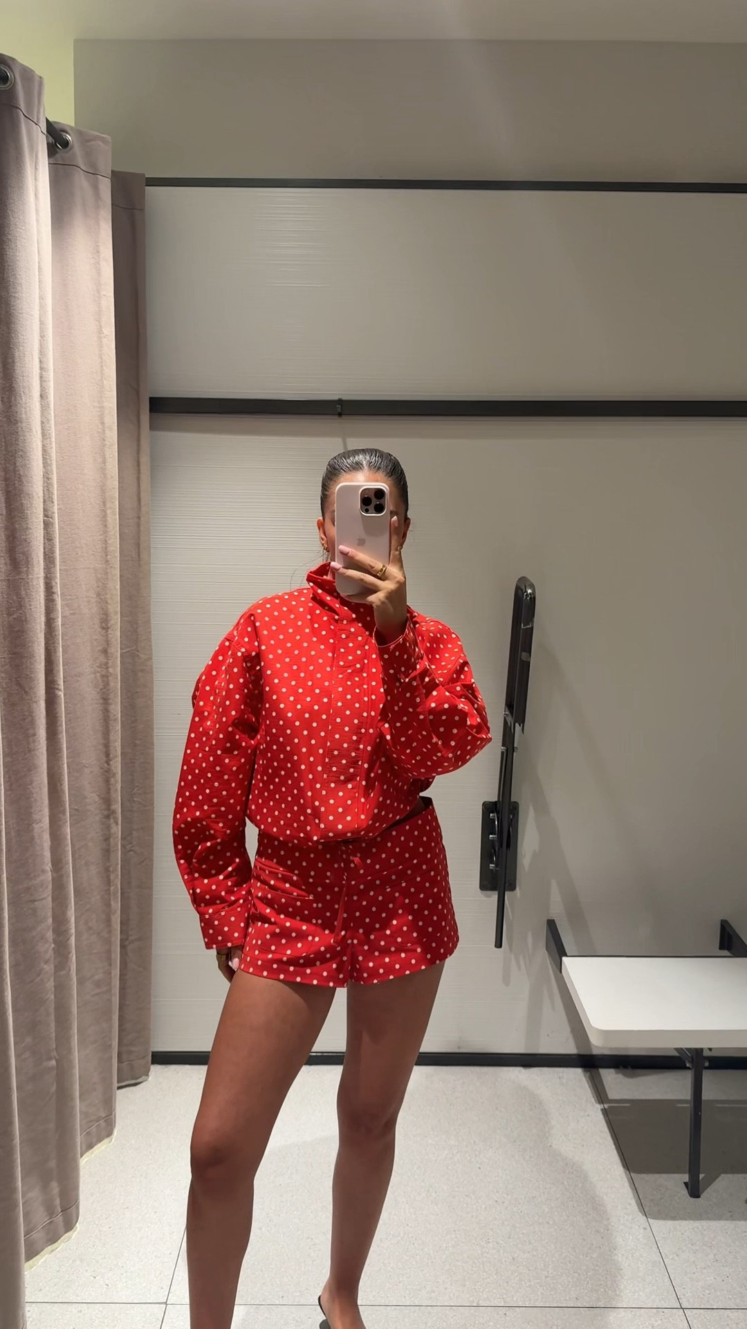 Polka dot jacket - concert outfit - new in - red set - shirt set - spring outfit - summer outfit - co ord - new in - holiday 

#LTKspring #LTKuk #LTKsummer