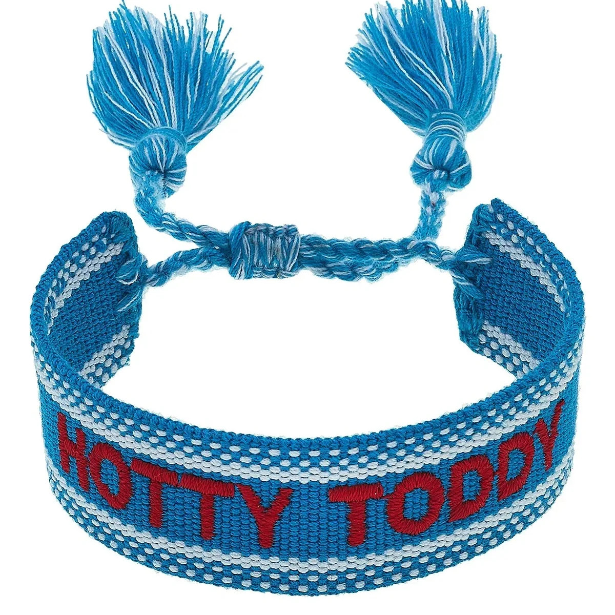 Woven Tassel Bracelet | Ole Miss Rebels | Stewart Simmons