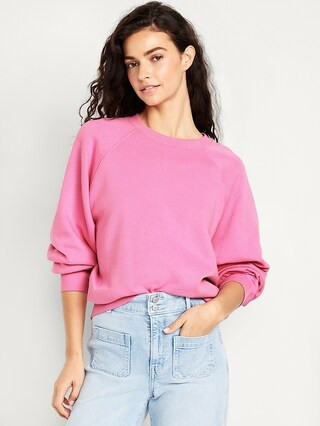 SoComfy Raglan Crew-Neck Sweatshirt | Old Navy (US)