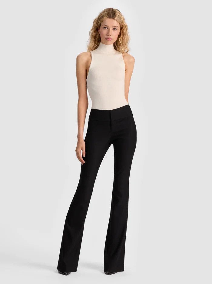 OLIVIA WOOL BOOTCUT PANT | Alice + Olivia