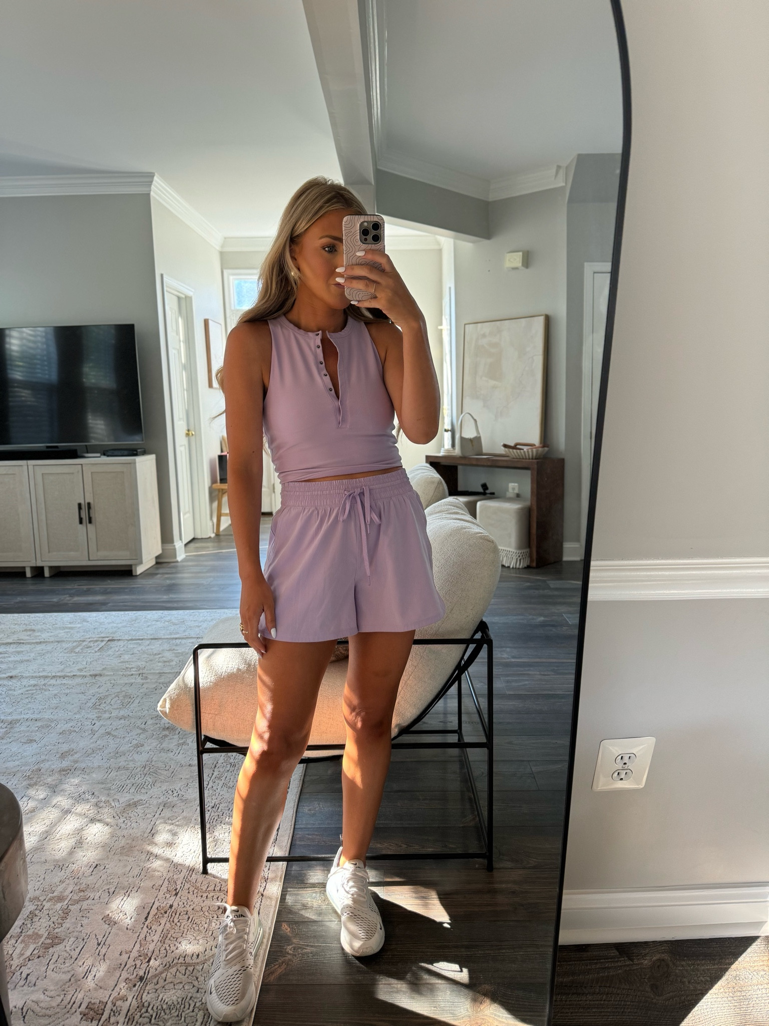 Casual outfit to mom all day in!! My favorite sets are by YPB. I wear size medium and they fit TTS. 

#LTKActive #LTKSeasonal #LTKStyleTip