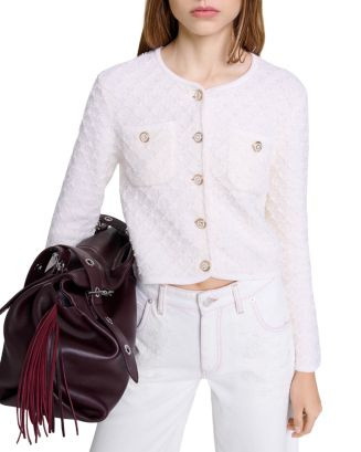 Mirtalina Textured Button Front Cardigan | Bloomingdale's (US)