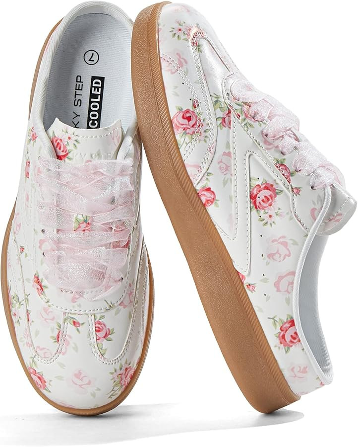 LUCKY STEP Women’s Mule Fashion Sneakers Slip On Backless Walking Shoes Winter Retro Comfy Casu... | Amazon (US)