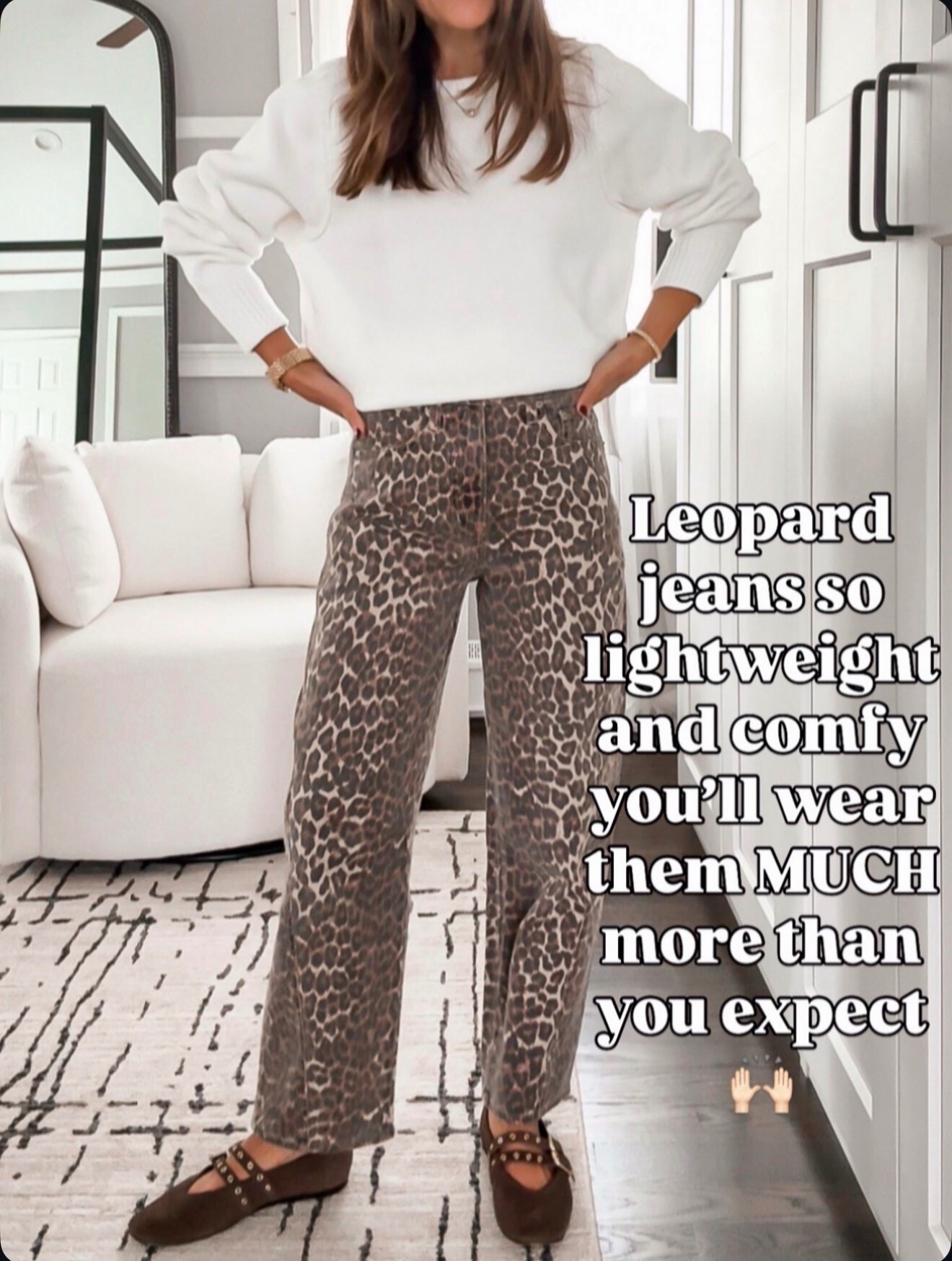 Leopard jeans that are shockingly lightweight and easy to wear 🐆 

Follow my LTK @mrscasual on the @shop.LTK app to view this post and get my exclusive app-only content!

#LTKSeasonal #LTKFindsUnder100 #LTKOver40