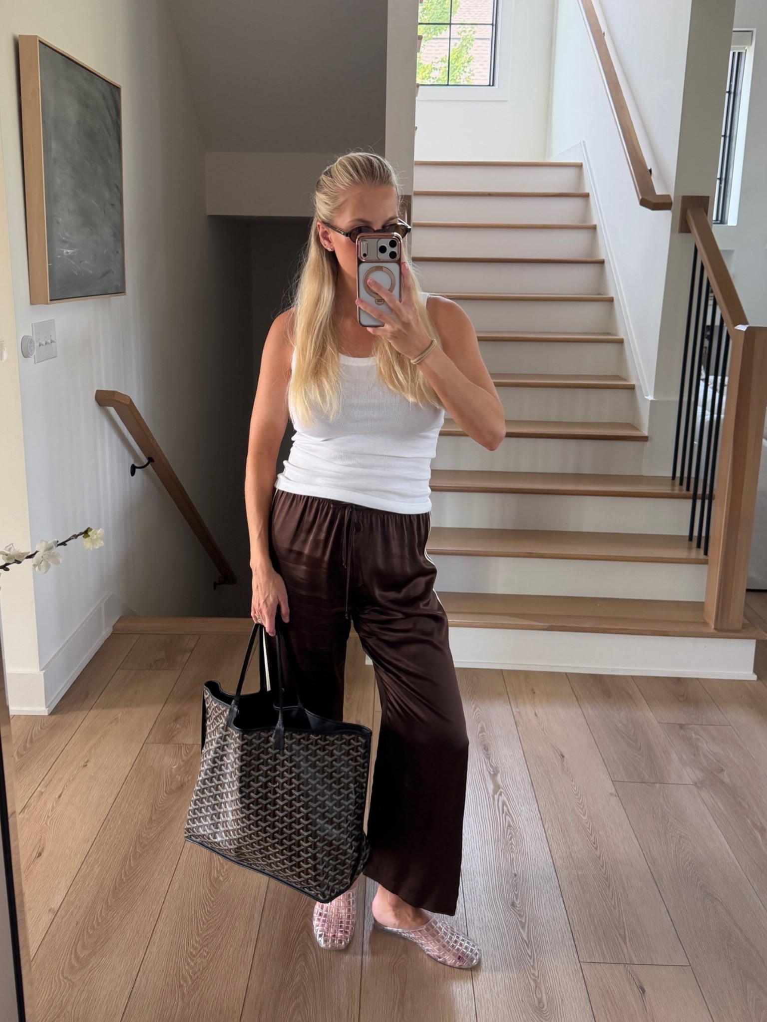 SIZE: med in tank & pants (sized up for pp), shoes run tts, linked similar in all! #kathleenpost

Postpartum outfit, comfy chic look, errands outfit, newborn phase

#LTKmomlife #LTKootd