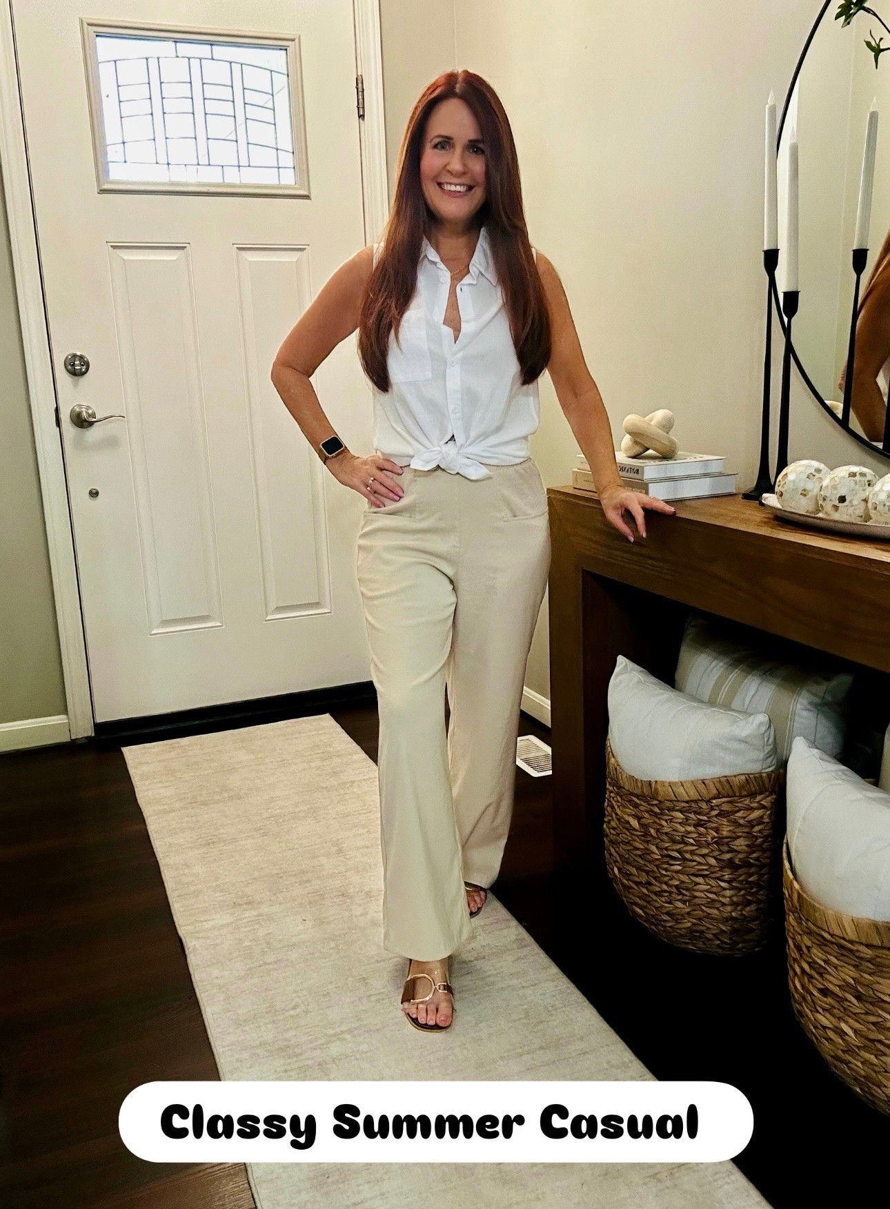 Classy Summer Casual Outfit!
I’m wearing smallest size in everything.
#classy #casual #summer #linen #amazon

#LTKootd #LTKSaleAlert #LTKPetite