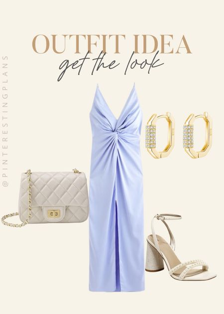 Outfit Idea get the look 🙌🏻🙌🏻

Wedding guest dress, spring style, heeled sandals, purse, earrings 

#LTKSeasonal #LTKwedding #LTKstyletip