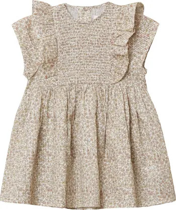 NORALEE Kids' Blyth Floral Smocked Cotton Dress | Nordstrom | Nordstrom