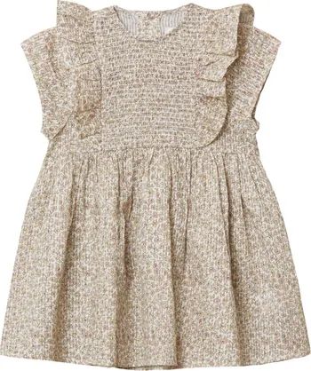 NORALEE Kids' Blyth Floral Smocked Cotton Dress | Nordstrom | Nordstrom