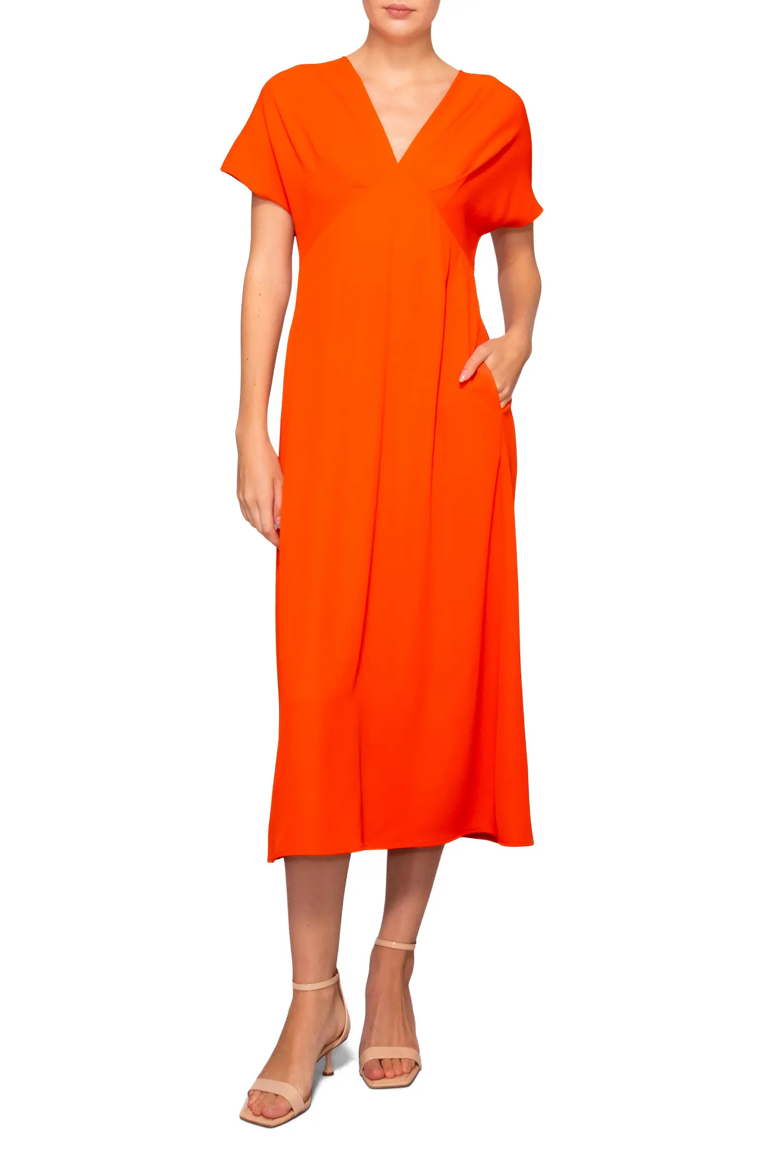 V-Neck Empire Waist Dress (Women) | Nordstrom | Nordstrom