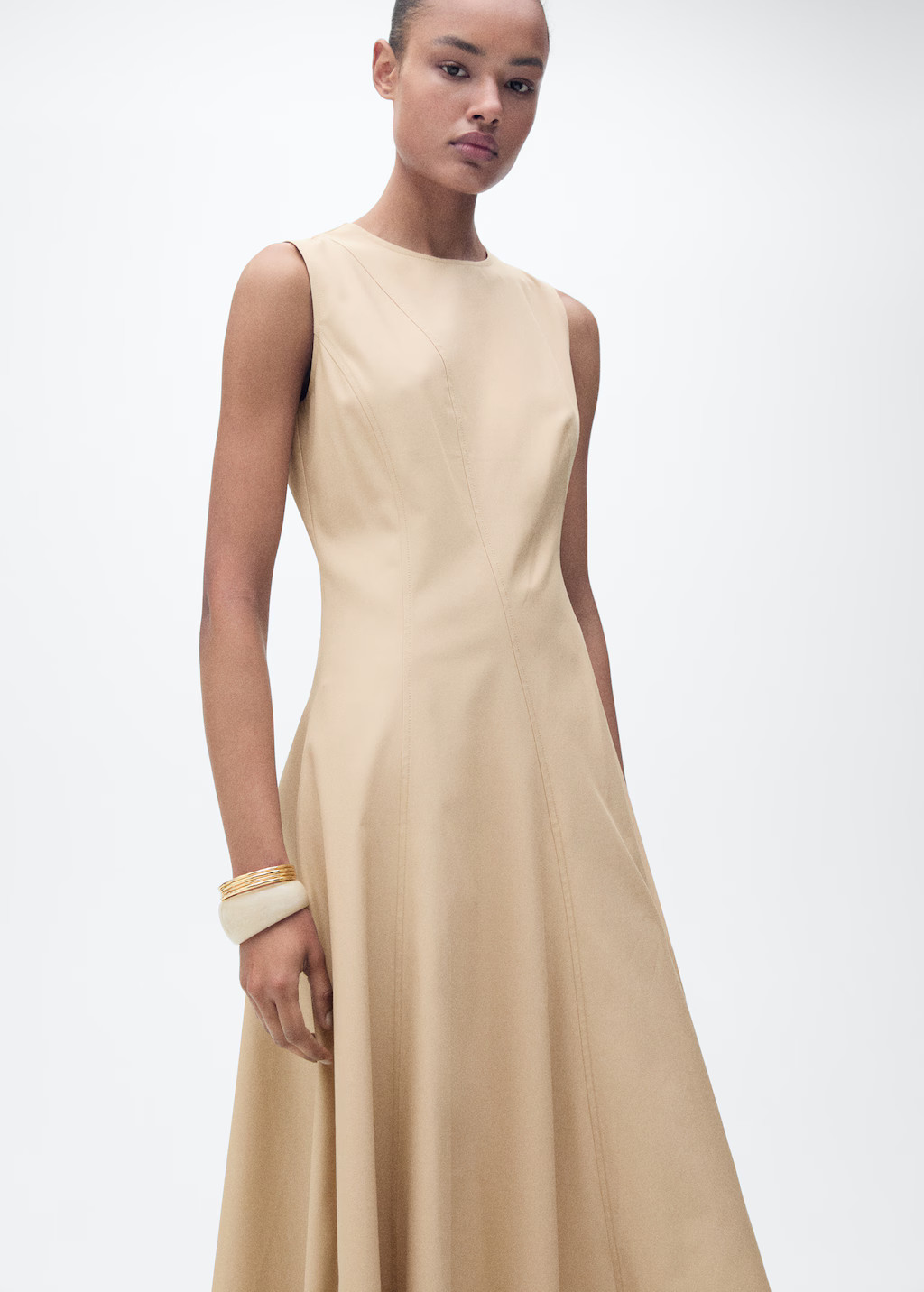 Asymmetrical dress with frayed hem - Women | MANGO USA | Mango (US/MX/AU)