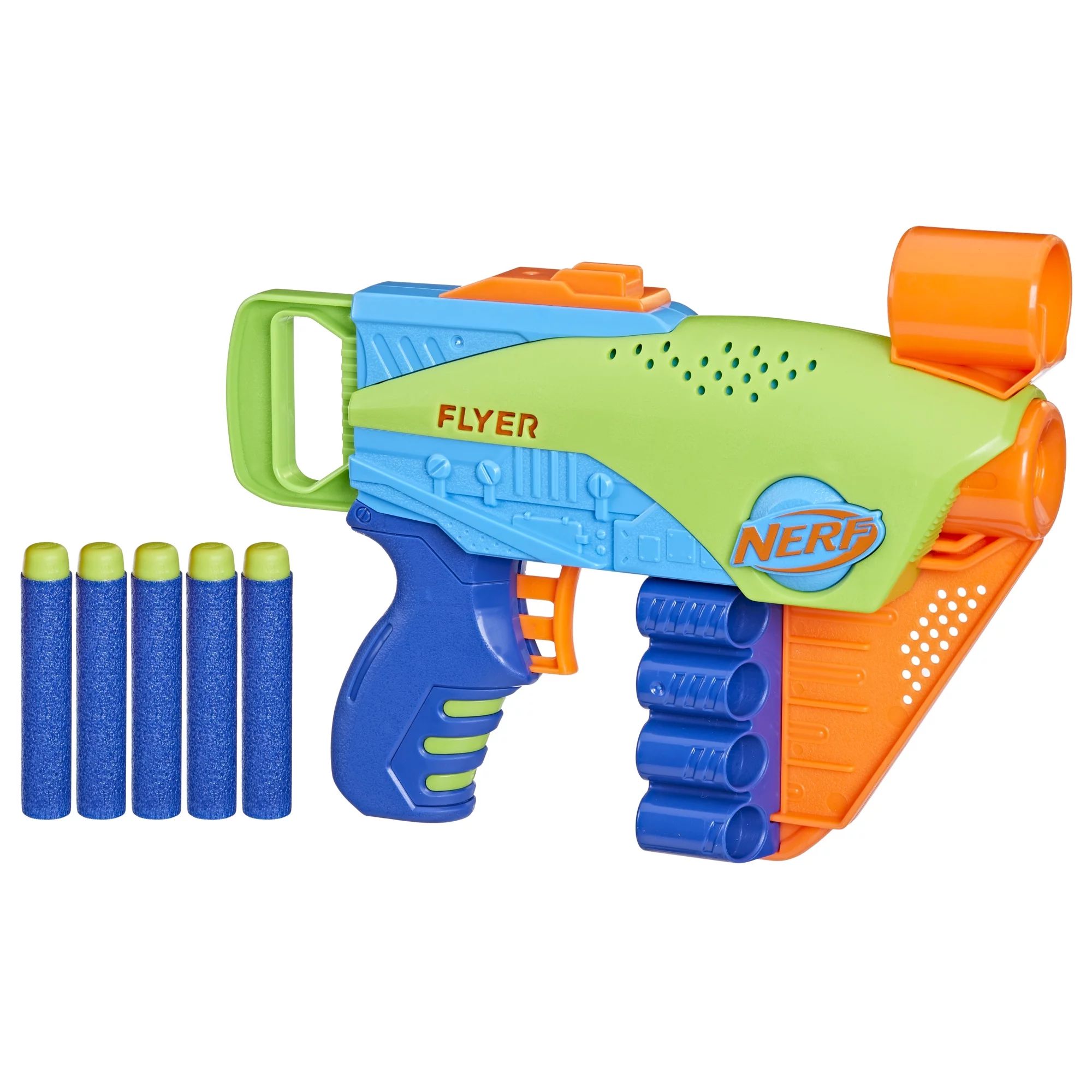 Nerf Elite Junior Flyer, Easy Play Toy Foam Blaster, 5 Nerf Elite Darts - Walmart.com | Walmart (US)