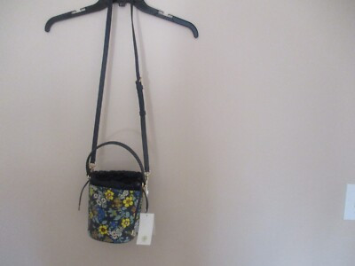 $428 Tory Burch Emerson Floral Printed Mini Bucket Bag Logo Crossbody NWT  | eBay | eBay US