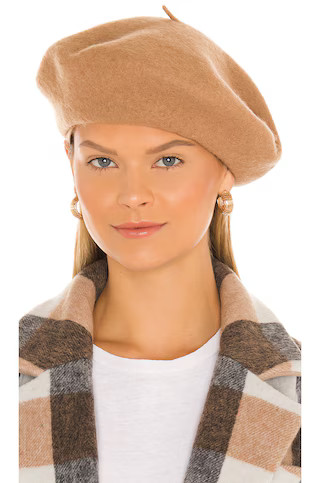 Classic Wool Beret in Camel | Revolve Clothing (Global)