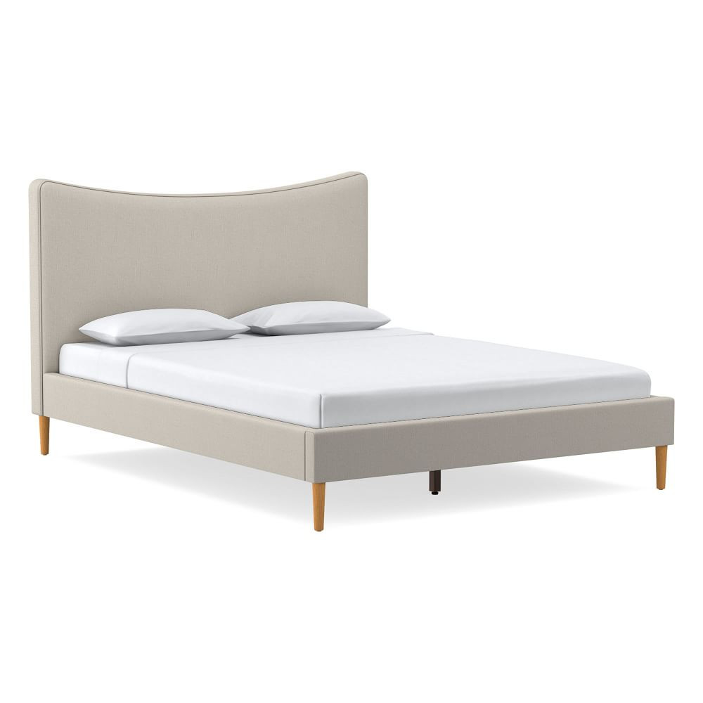 Myla Bed - Wood Legs | West Elm (US)