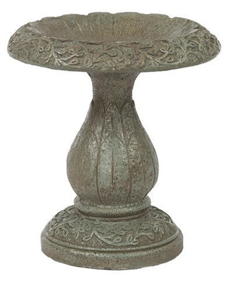 Solid Rock Stoneworks Petite Birdbath- 14in Tall- Cypress - Etsy | Etsy (Global)