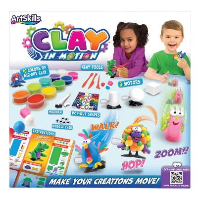 ArtSkills Clay in Motion with Air Dry Clay and Modeling Clay Tools | Sam's Club