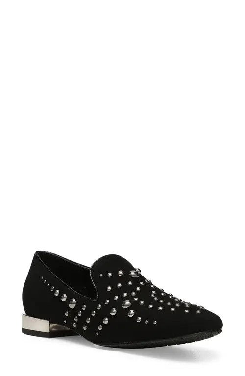 Donald Pliner Rehbel Studded Loafer in Black at Nordstrom, Size 5 | Nordstrom