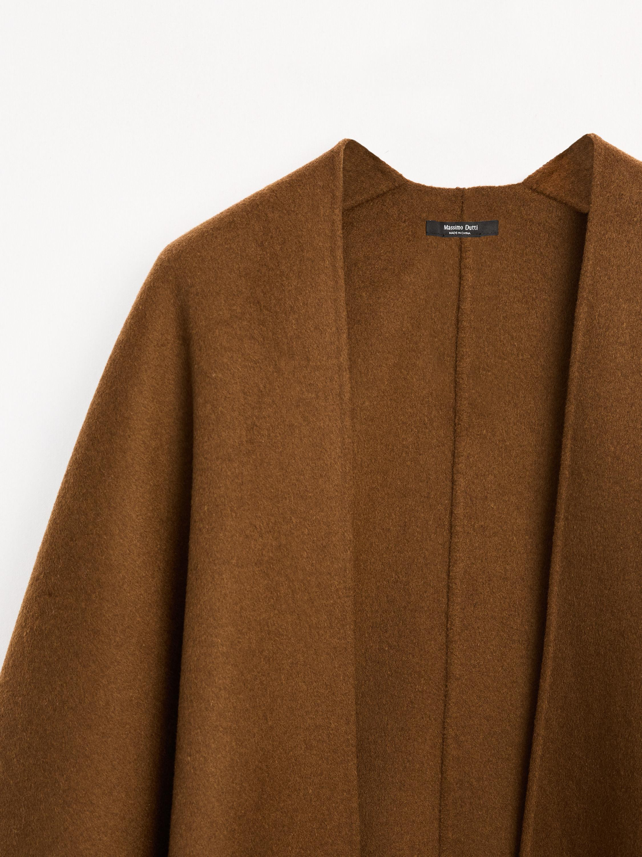 Cape aus Wollmischung | Massimo Dutti DE