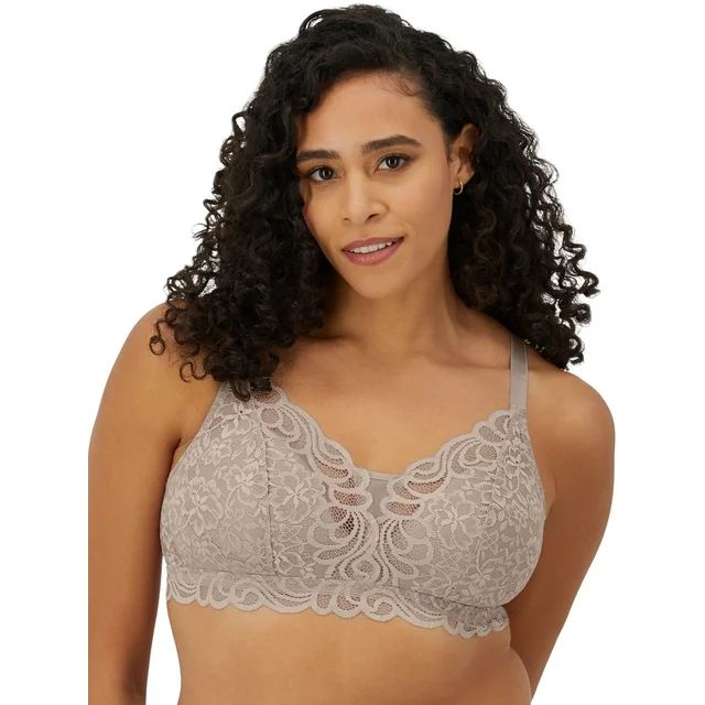 Bali Womens Beautifully You Lace Wireless Bra | Walmart (US)