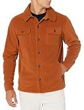 Amazon Essentials Men's Long-Sleeve Polar Fleece Shirt Jacket | Amazon (US)