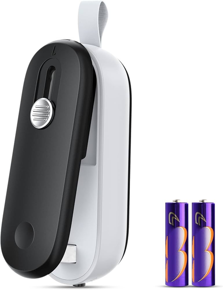 FEPPO Mini Bag Sealer, 2 in 1 Heat Sealer with Cutter, Chip Bag Sealer Heat Seal with Cutter Port... | Amazon (US)