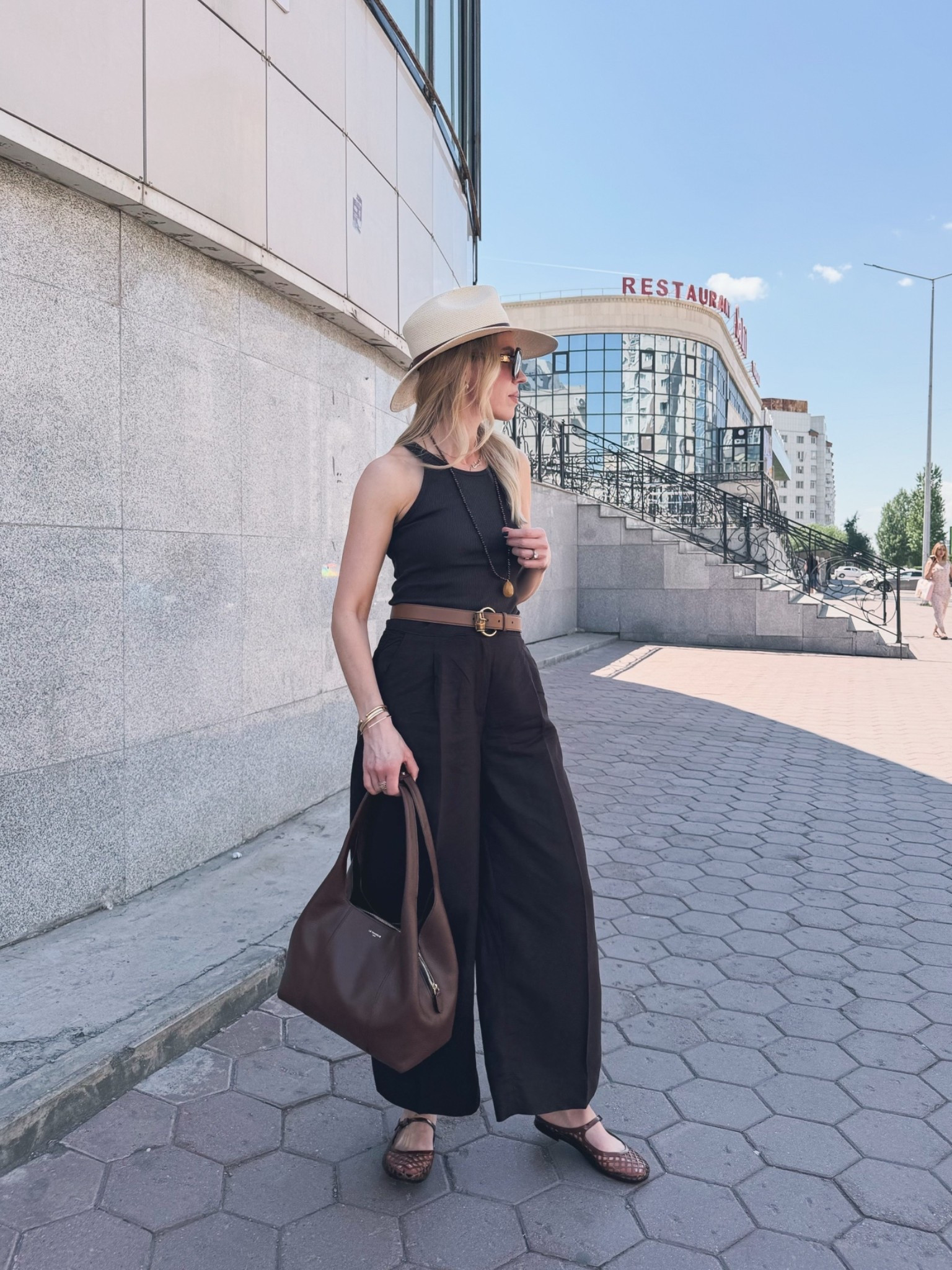 Linen blend pants - chic and comfy and under $30 (they run large so size down)

Dark brown for summer, summer 2026, jelly shoes

#LTKSeasonal #LTKSaleAlert #LTKTravel