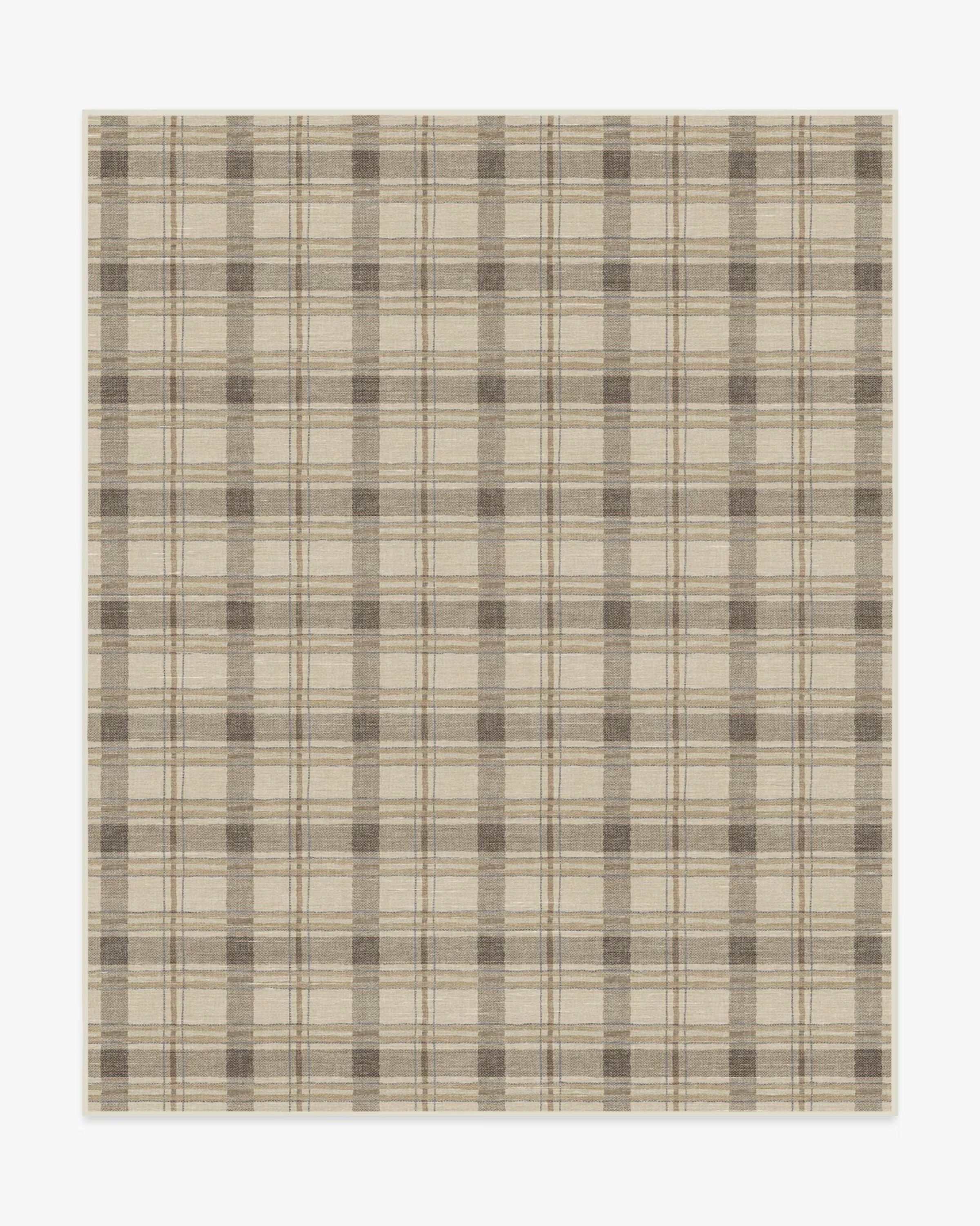 Piper Plaid Neutral Rug | Ruggable