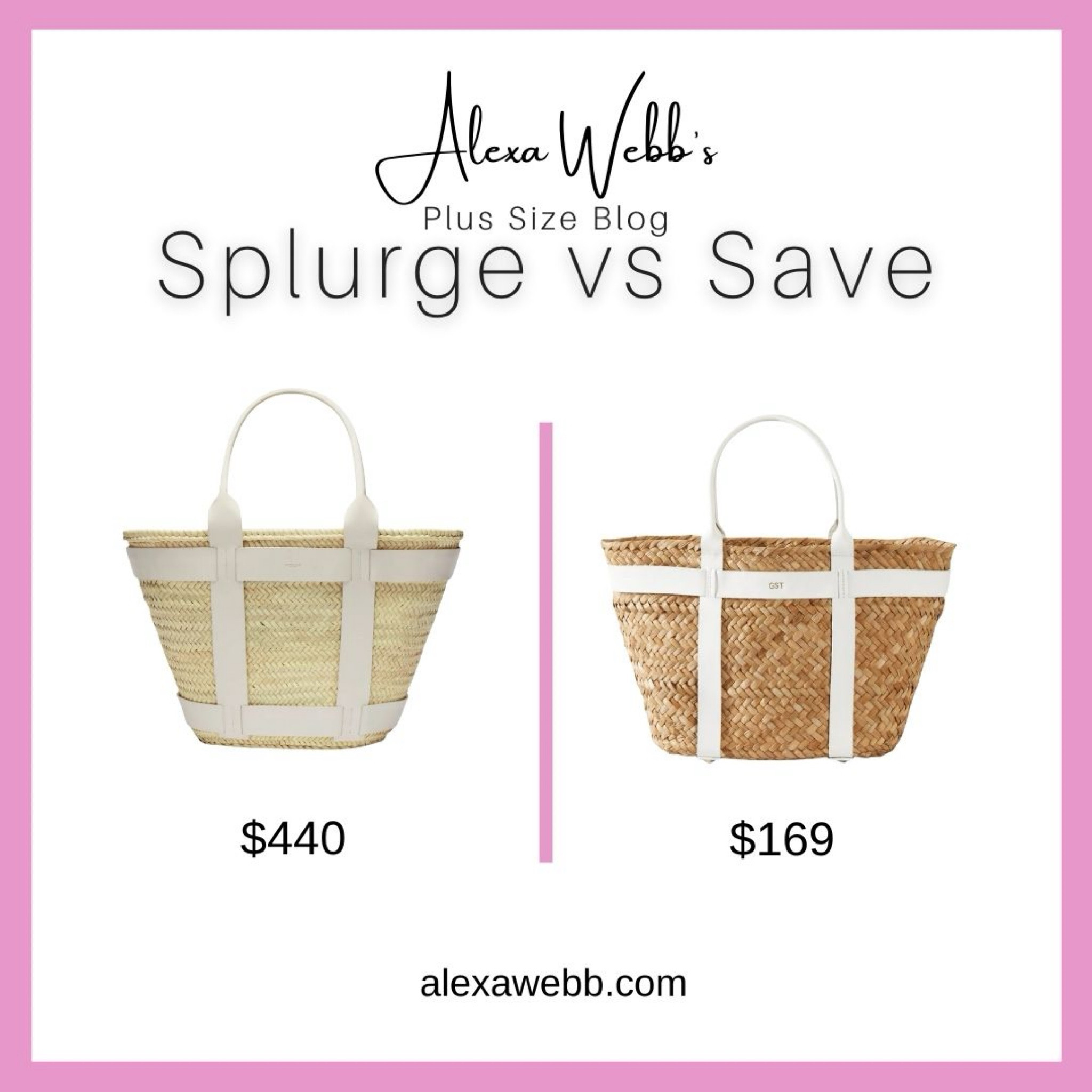 Straw Tote: Splurge vs Save by Alexa Webb #plussize

#LTKPlusSize #LTKStyleTip #LTKItBag
