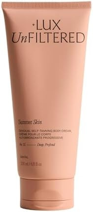 + Lux Unfiltered N°32 Summer Skin Deep Gradual Self Tanner, Hydrating Self Tanning Lotion - Shea... | Amazon (US)