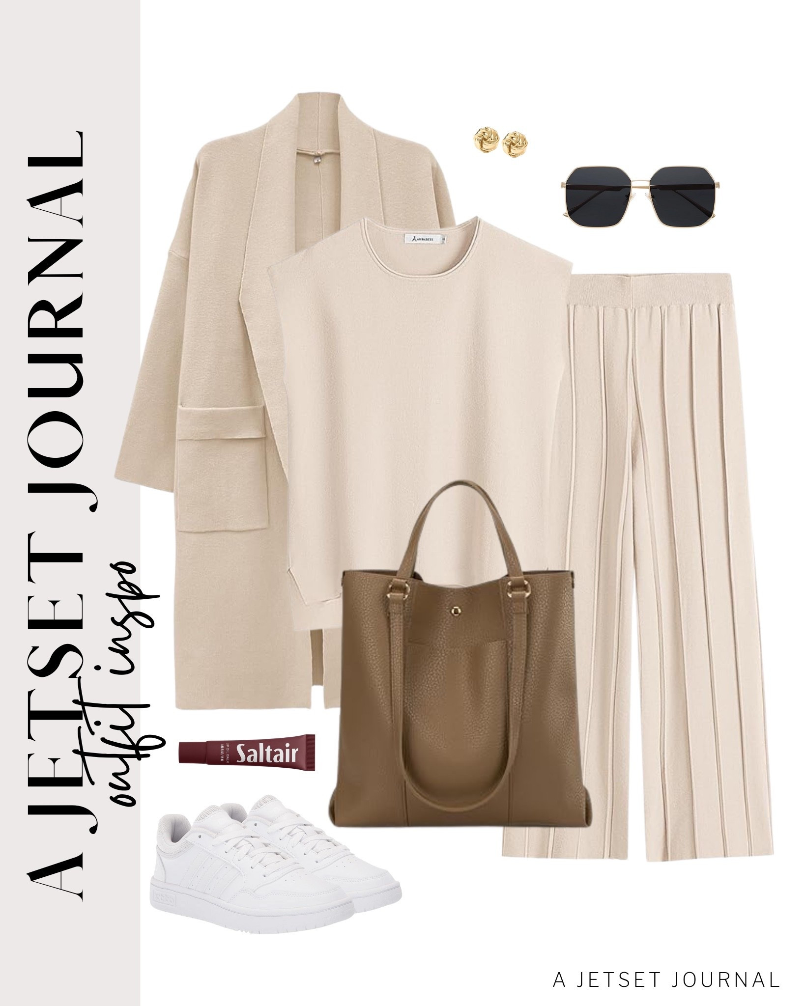 Add a cardigan coat over your favorite set for a new look!
two piece set, matching style, white sneakers, open front coatigan, saltair lip oil,  casual outfit, ways to style, casual outfit inspo, capsule wardrobe, favorite finds, top picks, mom outfit, everyday style, transitional style, trendy look, viral style, affordable look, amazon favorites, winter outfit idea

#LTKSeasonal #LTKFindsUnder50 #LTKU