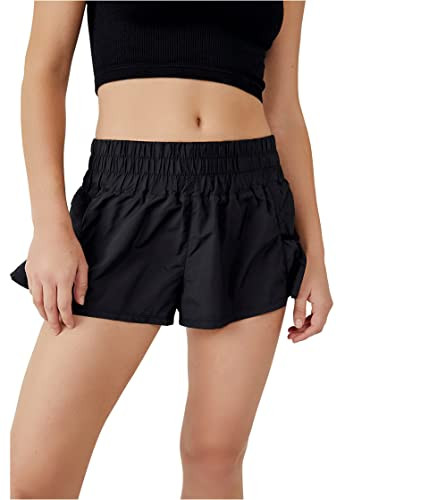 Free People Women's GET Your Flirt ON Short, Black, S | Amazon (US)