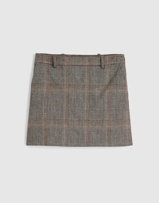 Suiting Mini Skirt in Plaid | Madewell