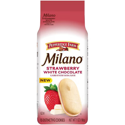 Pepperidge Farm White Chocolate Strawberry Cookies - 7oz | Target