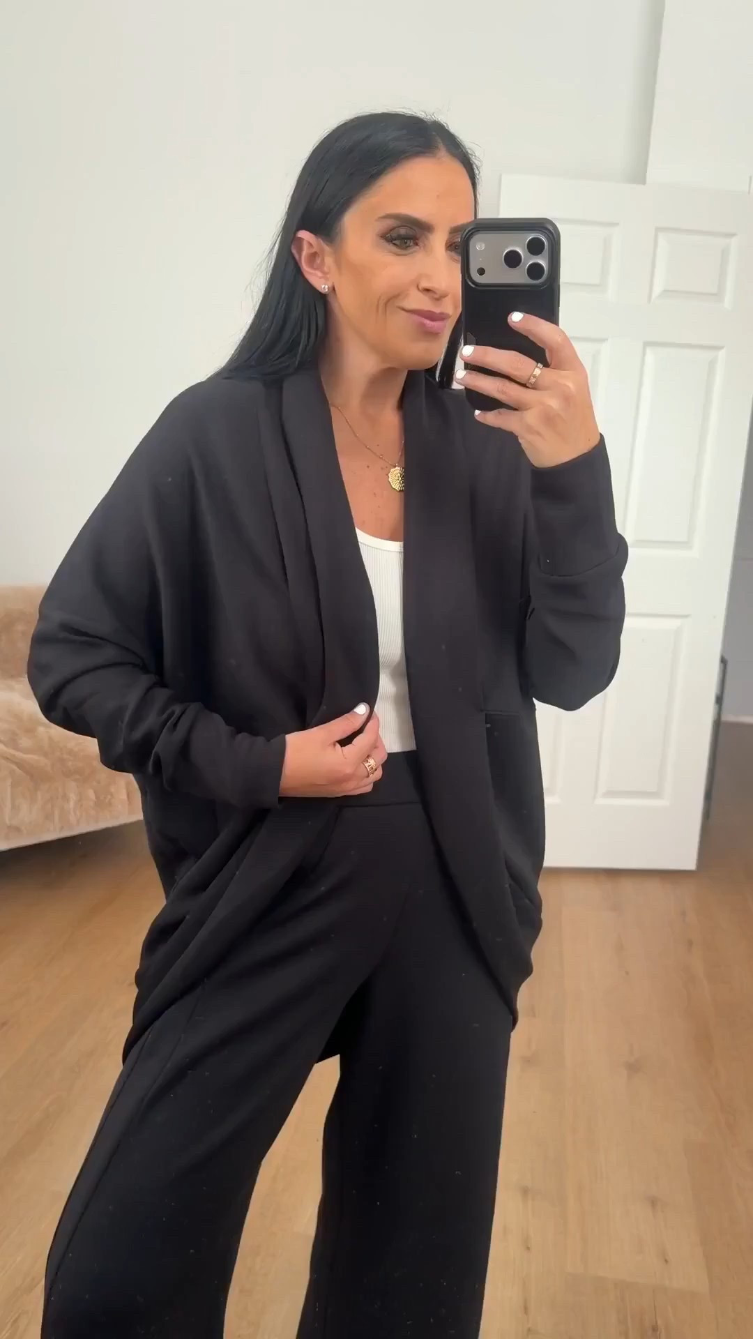 Spanx air essentials cocoon cardigan now $48 originally $150. Add to cart for discount. 30% off all sale items 