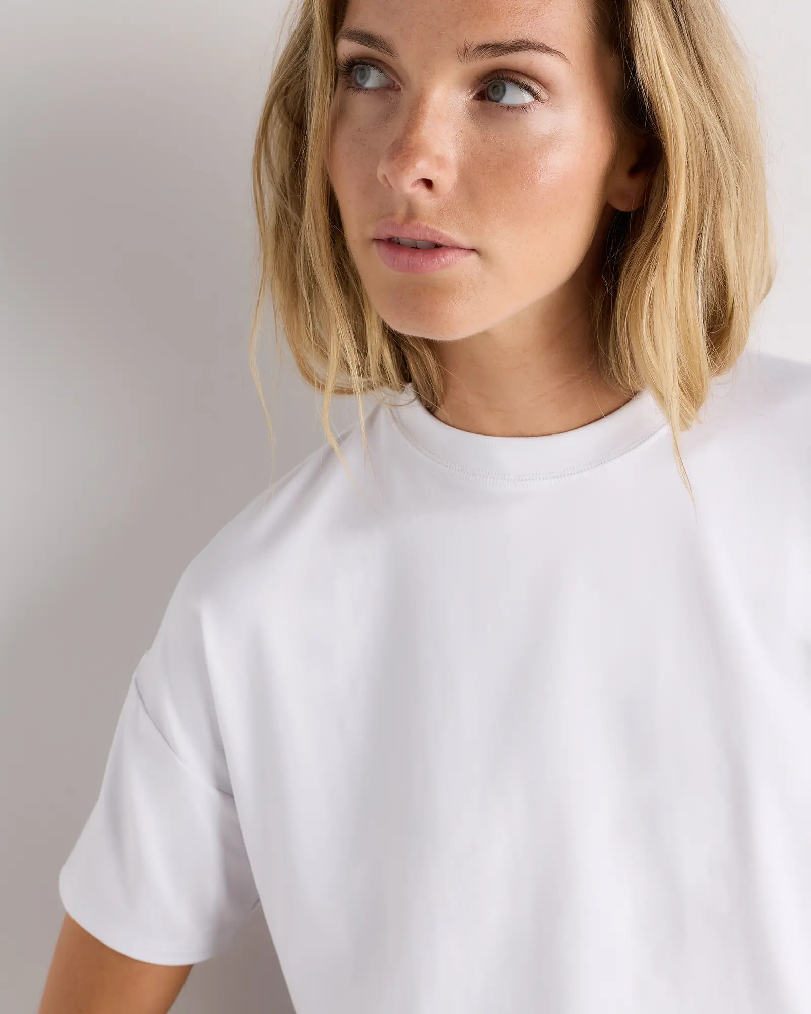 Flowknit Breeze Boxy Cropped Tee | Quince