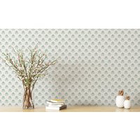 Green & White Leaf Removable Wallpaper/Small Pattern Peel Stick - Self-Adhesive Or Traditional | Etsy (CAD)