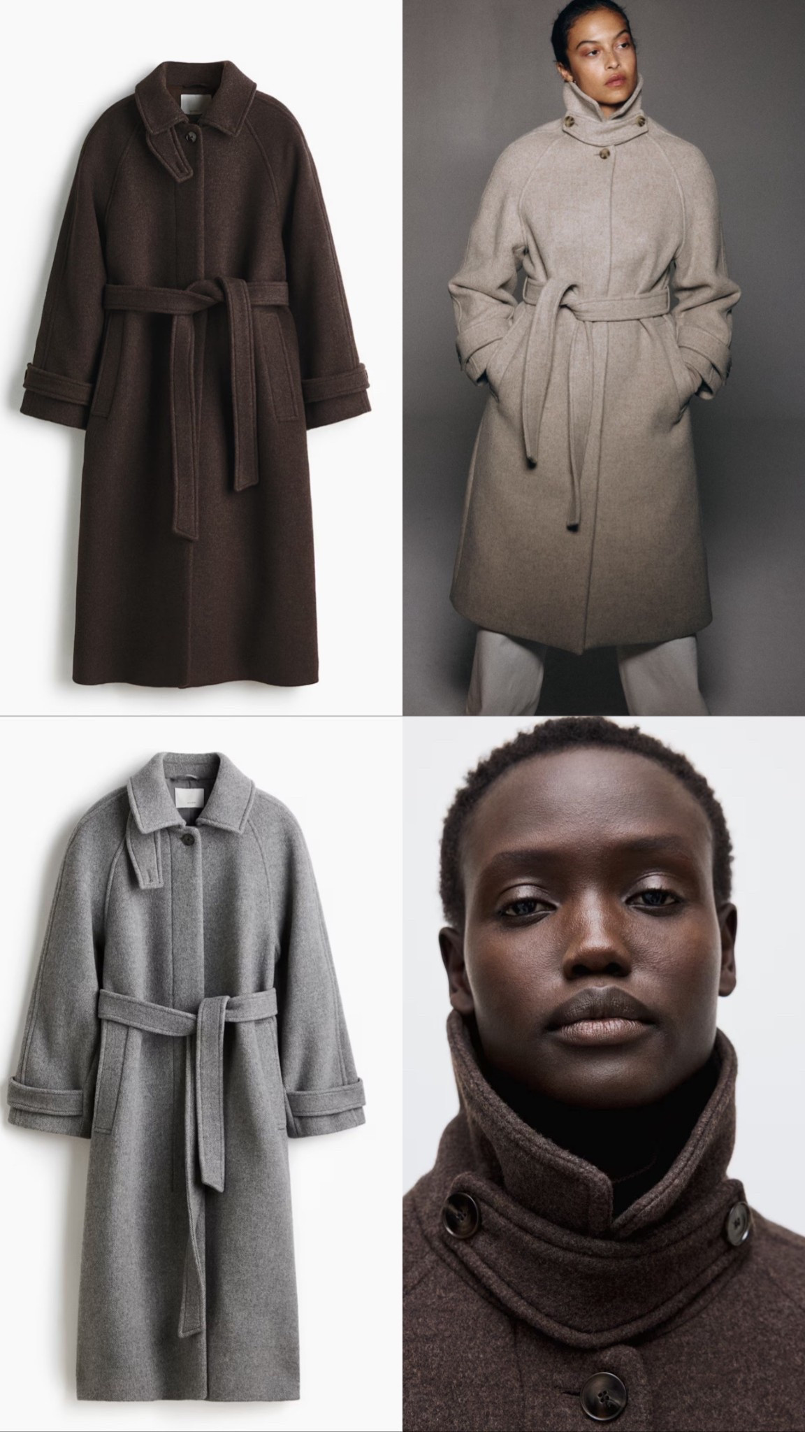 High neck wool H&M coat! I would wear a M



#LTKwinter #LTKuk #LTKautumn