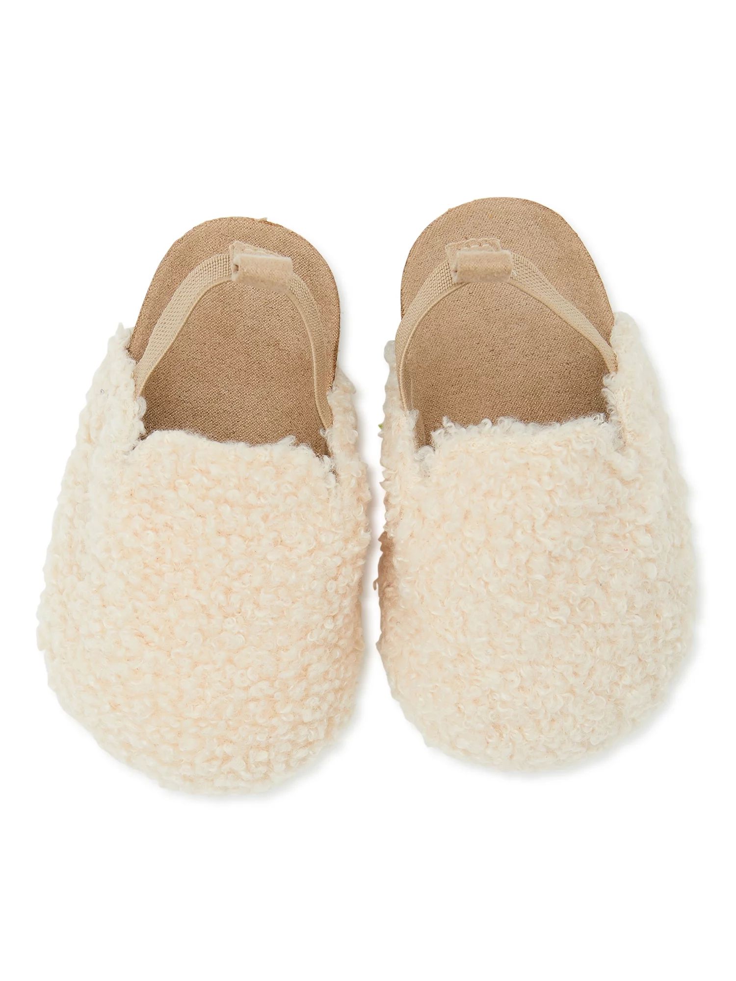 Carter's Child of Mine Baby Girls Faux Sherpa Clogs, 0-6 Months | Walmart (US)