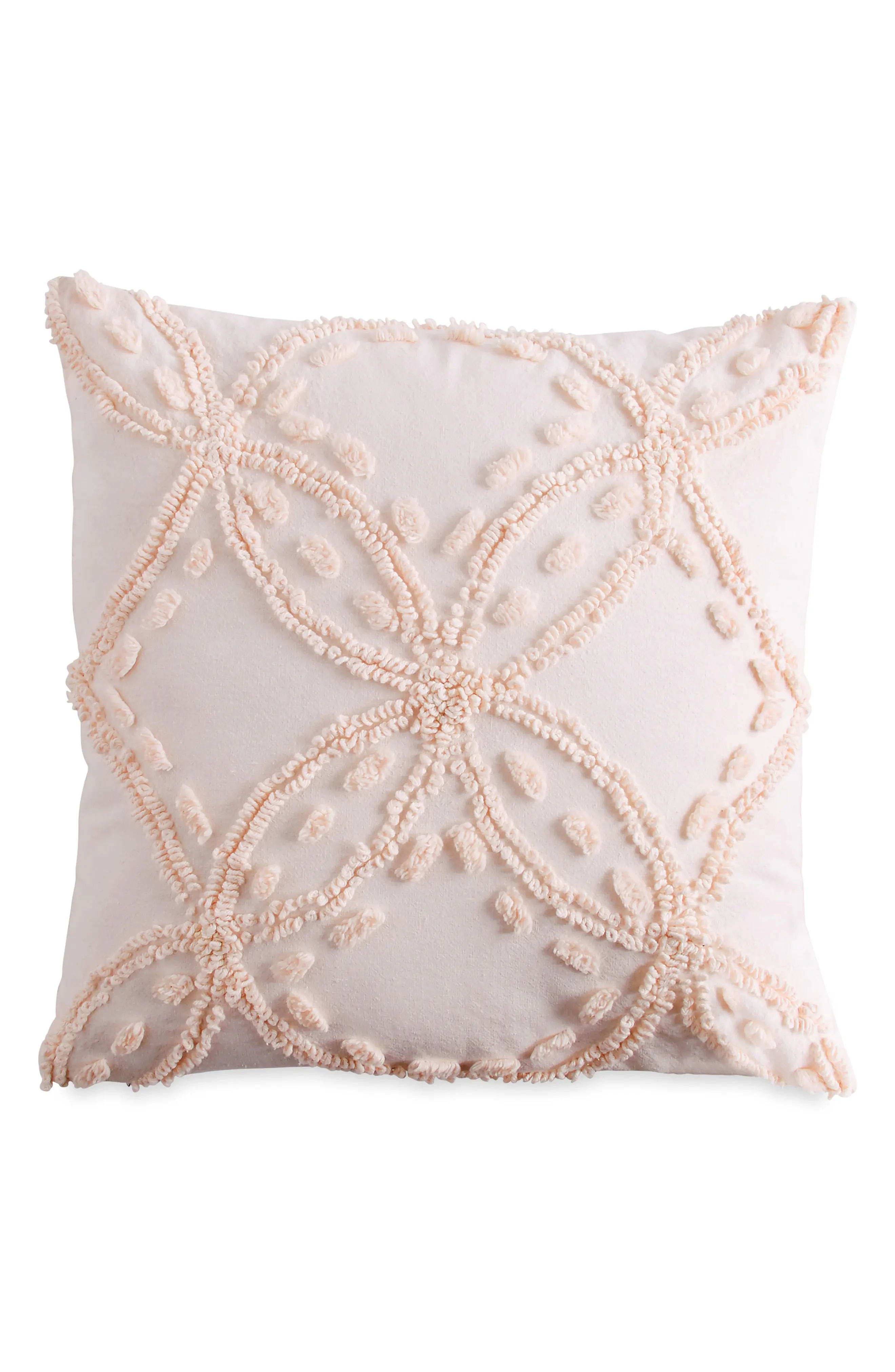 Peri Home Metallic Chenille Pillow, Size One Size - Pink | Nordstrom