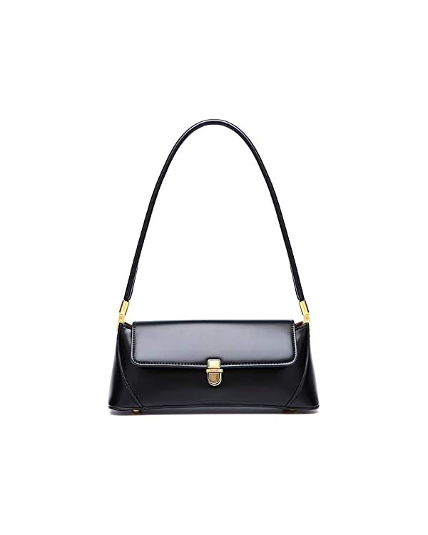 Women Shoulder Bags Vintage Handbag Retro Classic Small Purse 90s Buckle Closure | Amazon (US)