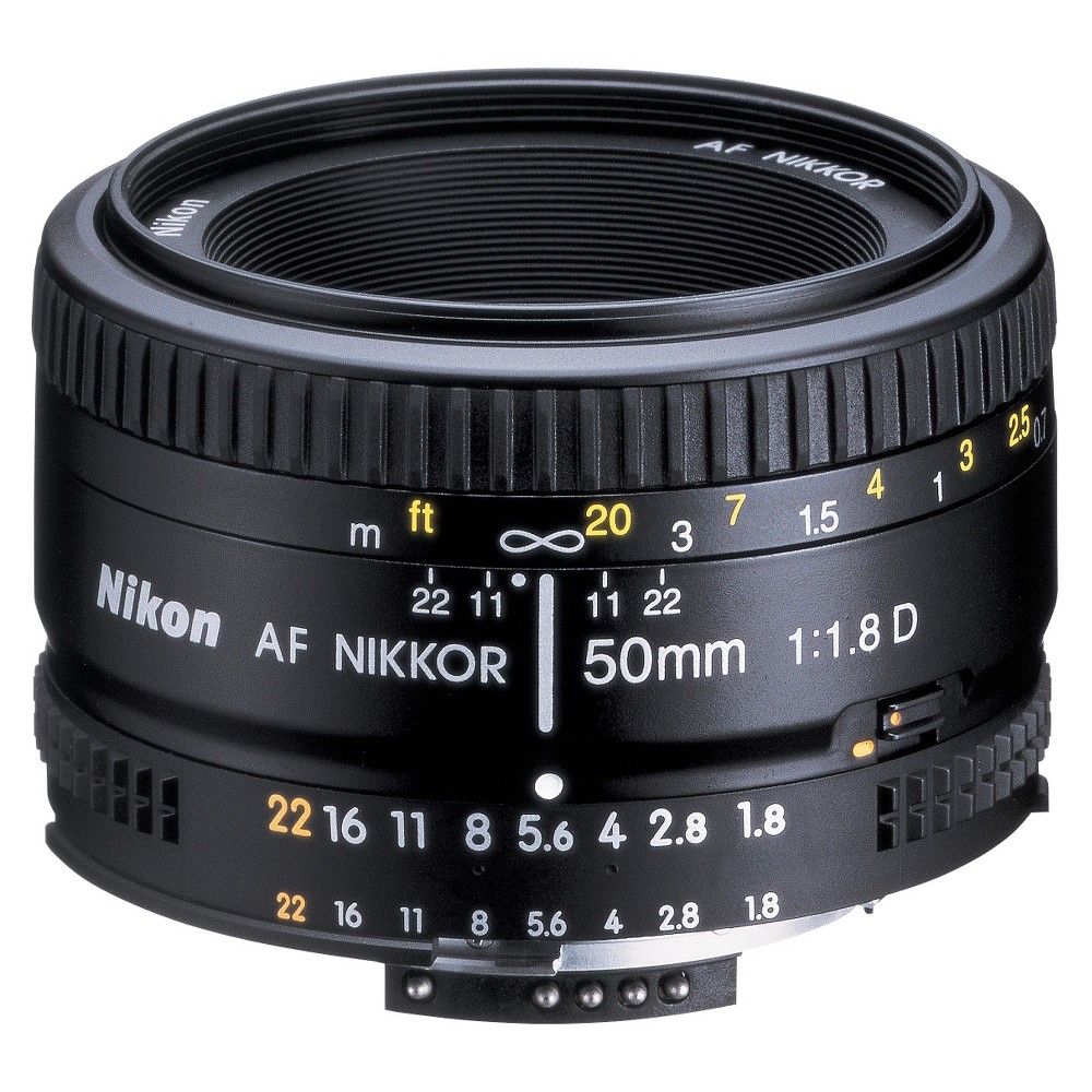Nikon AF Nikkor 50mm f/1.8D Prime Lens - Black | Target