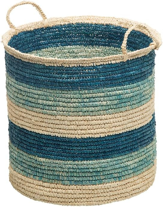 Kouboo 1060111 Round Sisal Storge Basket with Handles | Amazon (US)