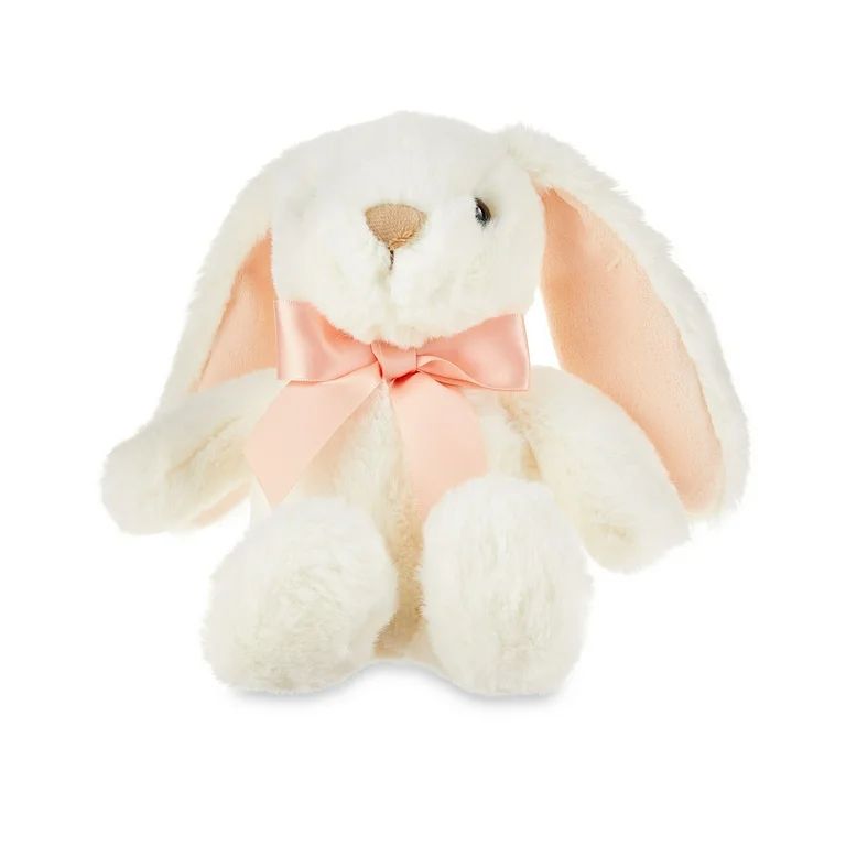 Easter Plush Small White Bunny Plush, 7 Inch, Way To Celebrate | Walmart (US)