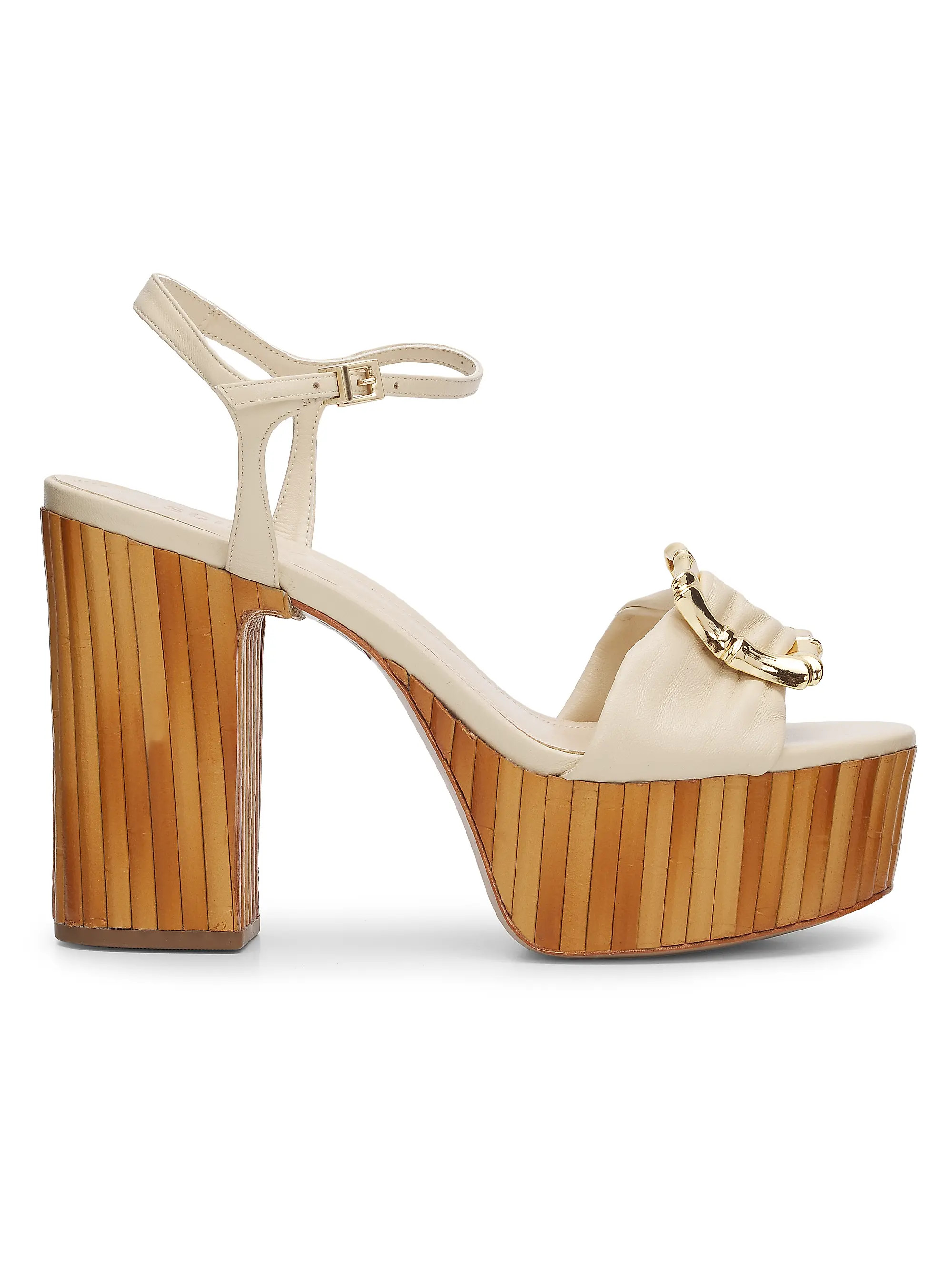 Enola 120MM Leather Platform Sandals | Saks Fifth Avenue