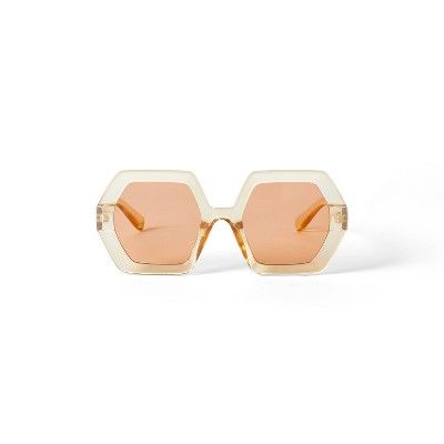 Women&#39;s Oversized Sunglasses - Kika Vargas x Target Gold | Target